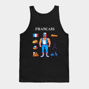 Francais: Masked Man Tank Top